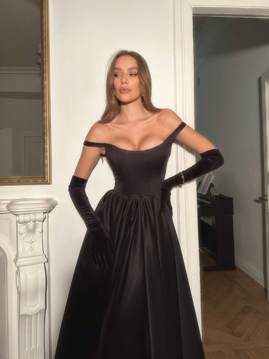 Anna Satin Dress