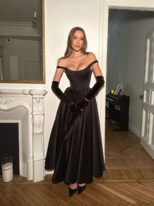 Anna Satin Dress